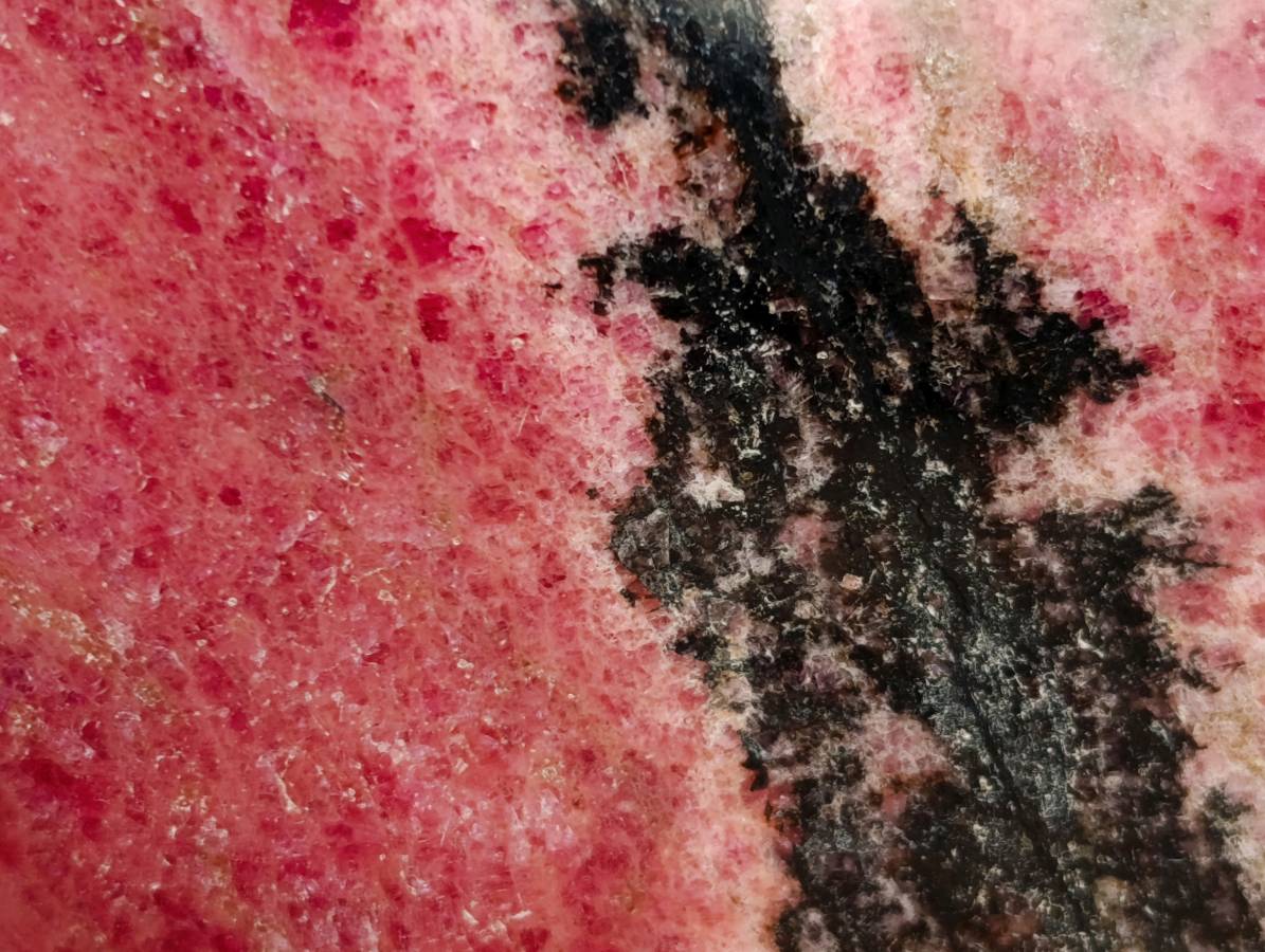 Polished Rhodonite Standing Free Forms x 2 From Ambindavato, Madagascar - Toprock Gemstones and Minerals 