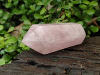 Polished Double Terminated Rose Quartz Crystals x 6 From Madagascar