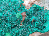 Natural Dioptase with Malachite On Dolomite Specimen x 1 From Likasi, Congo