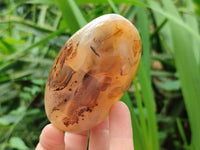 Polished Banded Agate Standing Free Forms x 6 From Madagascar