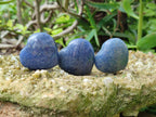 Polished Lazulite Hearts x 35 From Madagascar - Toprock Gemstones and Minerals 