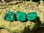 Polished Flower Banded Malachite Free Forms x 35 From Congo - Toprock Gemstones and Minerals 