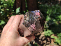 Polished Large Rhodonite Tower x 1 From Ambindavato, Madagascar