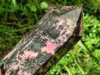 Polished Large Rhodonite Tower x 1 From Ambindavato, Madagascar