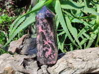 Polished Large Rhodonite Tower x 1 From Ambindavato, Madagascar