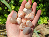 Polished Flower Agate Free Forms x 70 From Antsahalova, Madagascar