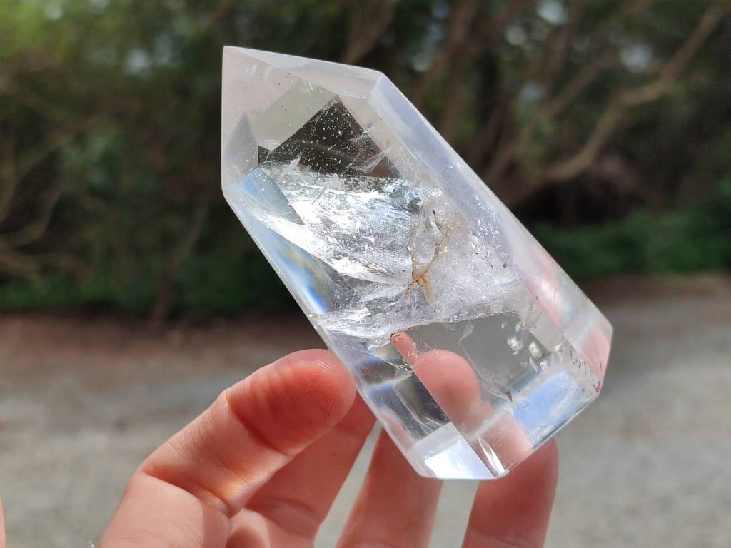 Polished Clear Quartz Crystals x 6 From Madagascar - Toprock Gemstones and Minerals 