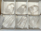 Polished Clear Quartz Crystals x 6 From Madagascar - Toprock Gemstones and Minerals 