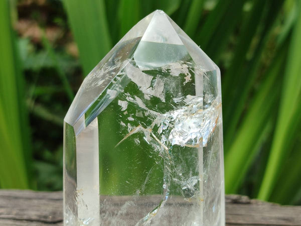 Polished Clear Quartz Crystals x 6 From Madagascar