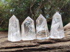 Polished Clear Quartz Crystals x 6 From Madagascar - Toprock Gemstones and Minerals 