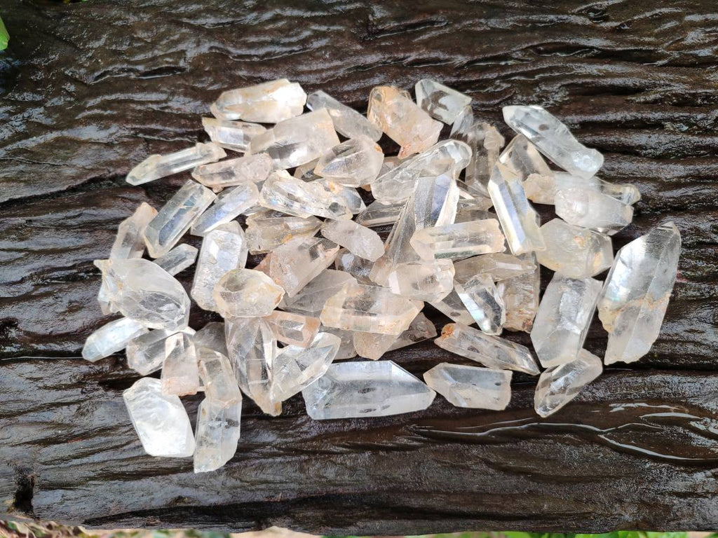 Natural Clear Quartz Single Crystals x 1.74 kg Lot From Mpika, Zambia - Toprock Gemstones and Minerals 