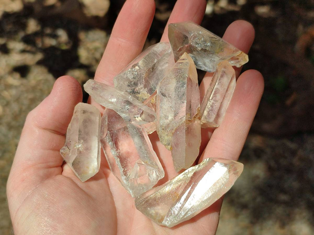Natural Clear Quartz Single Crystals x 1.74 kg Lot From Mpika, Zambia - Toprock Gemstones and Minerals 