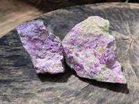 Natural Stichtite Cobbed Specimens x 7 From Barberton, South Africa