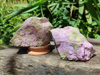 Natural Stichtite Cobbed Specimens x 7 From Barberton, South Africa