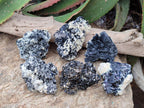 Natural Schorl Black Tourmaline with Vermiculite x 6 From Erongo, Namibia - Toprock Gemstones and Minerals 