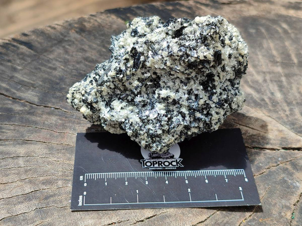 Natural Schorl Black Tourmaline with Vermiculite x 6 From Erongo, Namibia - Toprock Gemstones and Minerals 