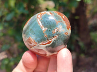 Polished Polychrome Jasper Palm Stones x 22 From NW Coast, Madagascar