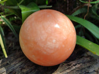 Polished Orange Twist Calcite Sphere x 1 From Maevantanana, Madagascar