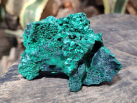 Natural Silky Malachite Specimens x 6 From Kasompe, Congo