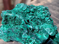 Natural Silky Malachite Specimens x 6 From Kasompe, Congo