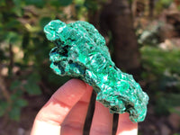 Natural Silky Malachite Specimens x 6 From Kasompe, Congo