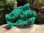 Natural Silky Malachite Specimens x 6 From Kasompe, Congo - Toprock Gemstones and Minerals 