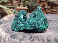 Natural Silky Malachite Specimens x 6 From Kasompe, Congo