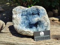 Natural XL Blue Celestite Geode Specimen x 1 From Sakoany, Madagascar