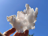 Natural Etched Blue Chalcedony Specimens x 3 From Nsanje, Malawi