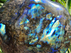 Polished Labradorite Hearts x 2 From Tulear, Madagascar - Toprock Gemstones and Minerals 