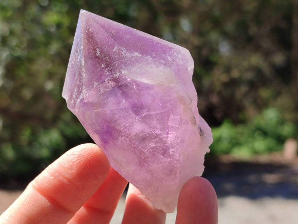 Natural Jacaranda Amethyst Quartz Crystals x 12 From Mumbwa, Zambia - Toprock Gemstones and Minerals 