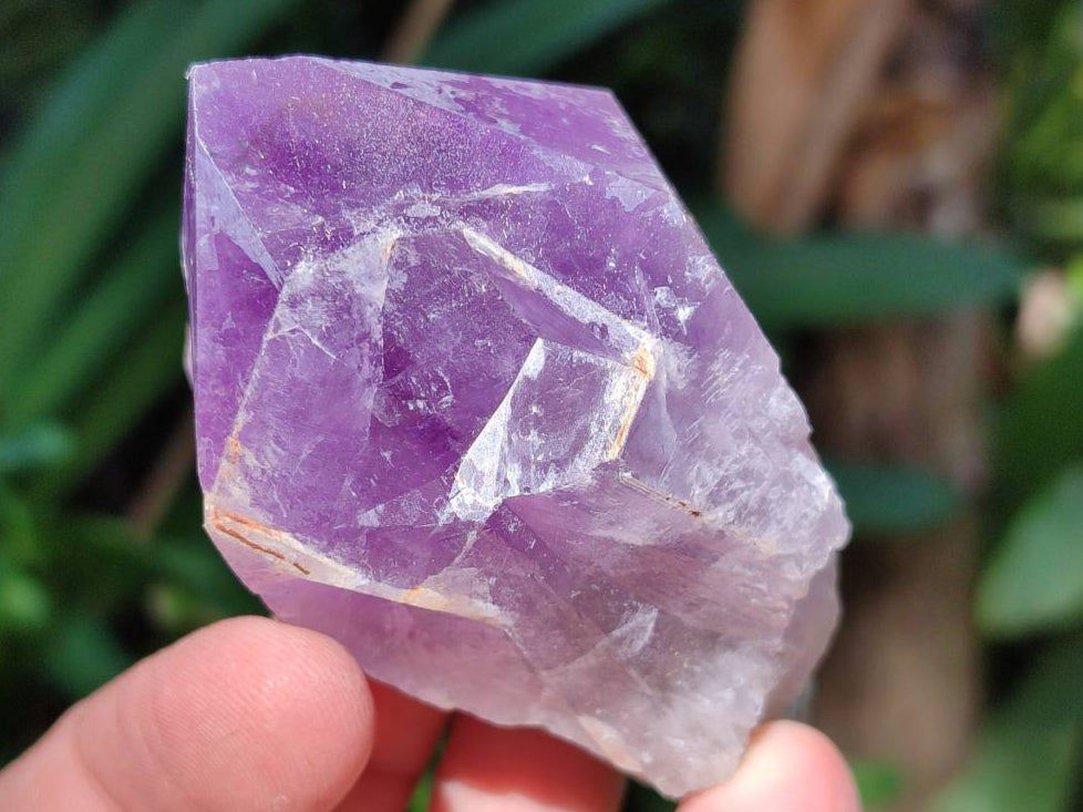 Natural Jacaranda Amethyst Quartz Crystals x 12 From Mumbwa, Zambia - Toprock Gemstones and Minerals 