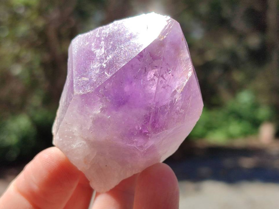 Natural Jacaranda Amethyst Quartz Crystals x 12 From Mumbwa, Zambia - Toprock Gemstones and Minerals 