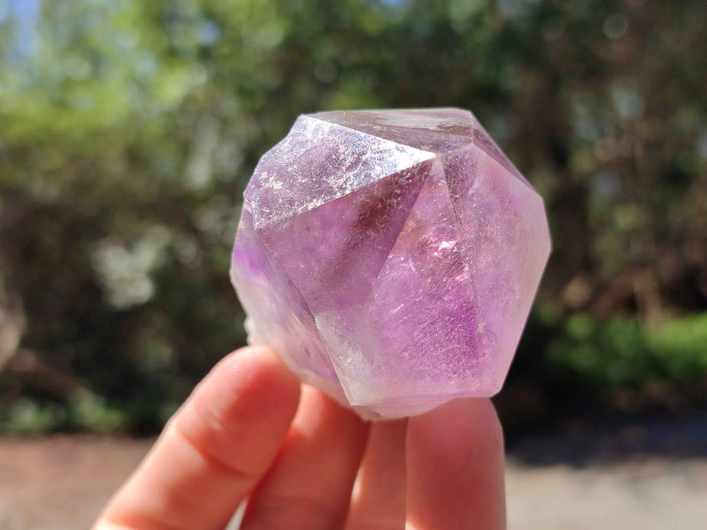 Natural Jacaranda Amethyst Quartz Crystals x 12 From Mumbwa, Zambia - Toprock Gemstones and Minerals 