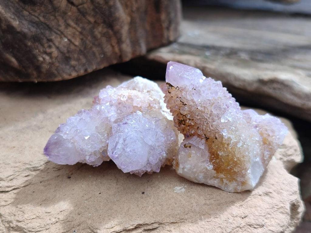 Natural Amethyst Spirit Quartz Crystals And Clusters x 20 From Boekenhouthoek, South Africa - Toprock Gemstones and Minerals 