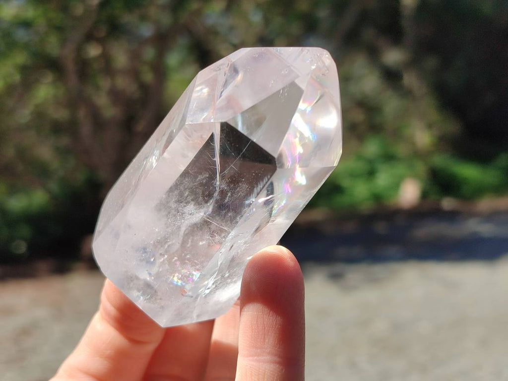 Polished Clear Quartz Crystals x 6 From Madagascar - Toprock Gemstones and Minerals 