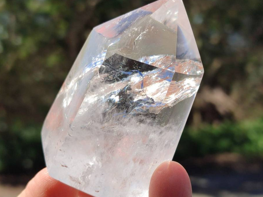 Polished Clear Quartz Crystals x 6 From Madagascar - Toprock Gemstones and Minerals 