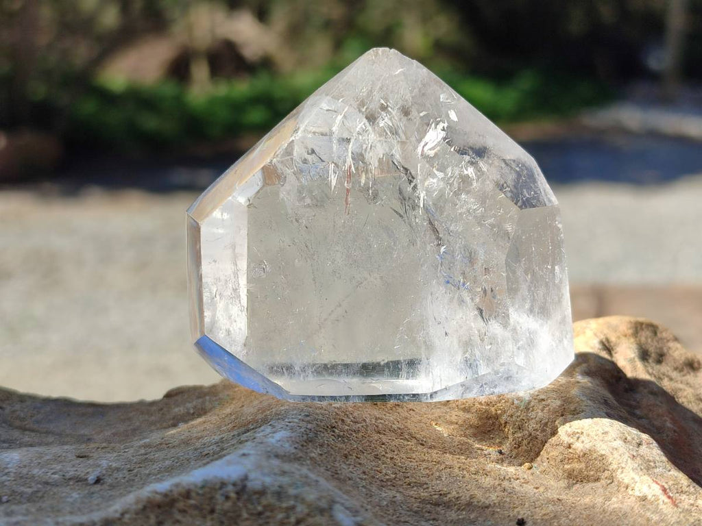 Polished Clear Quartz Crystals x 6 From Madagascar - Toprock Gemstones and Minerals 