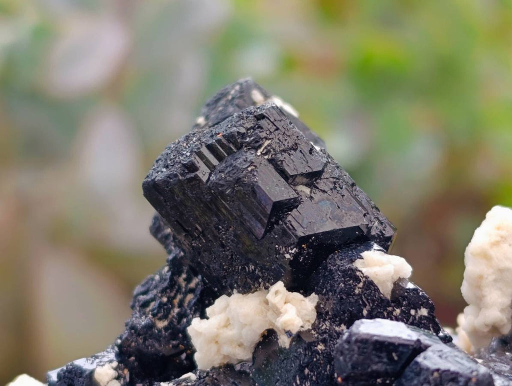 Natural Schorl Black Tourmaline Specimens x 2 From Erongo, Namibia - Toprock Gemstones and Minerals 