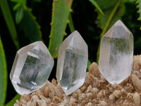Polished Double Terminated Clear Quartz Crystals x 35 From Madagascar