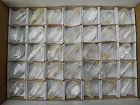 Polished Double Terminated Clear Quartz Crystals x 35 From Madagascar