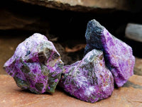 Natural Stichtite Cobbed Specimens x 70 From Barberton, South Africa
