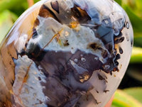 Polished Dendritic Agate Standing Free Forms x 4 From Moralambo, Madagascar