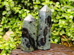 Polished Stromatolite Points x 2 From Katsepy, Madagascar - Toprock Gemstones and Minerals 