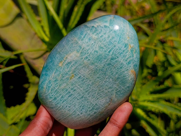 Polished Amazonite Standing Free Forms x 3 From Madagascar