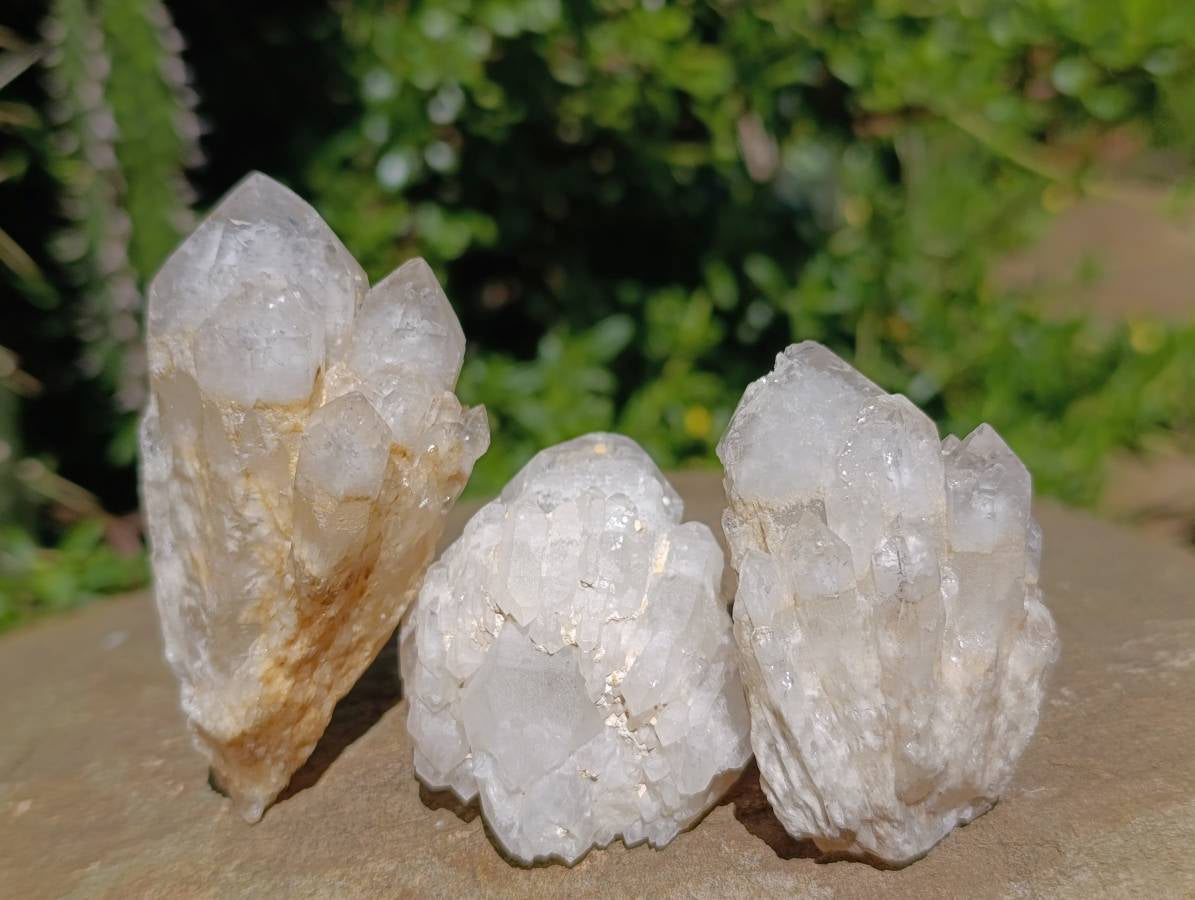 Natural Cascading Candle Quartz Clusters x 35 From Antsirabe, Madagascar - Toprock Gemstones and Minerals 
