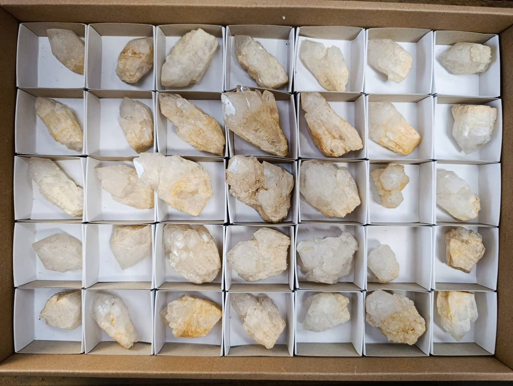 Natural Cascading Candle Quartz Clusters x 35 From Antsirabe, Madagascar - Toprock Gemstones and Minerals 