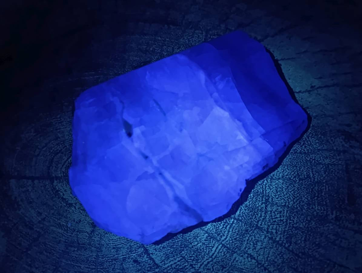 Polished On One Side Watermelon Fluorite Slices x 3 From Uis, Namibia - Toprock Gemstones and Minerals 