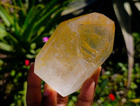 Polished Clear Quartz Crystals x 3 From Madagascar