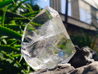 Polished Clear Quartz Crystals x 3 From Madagascar